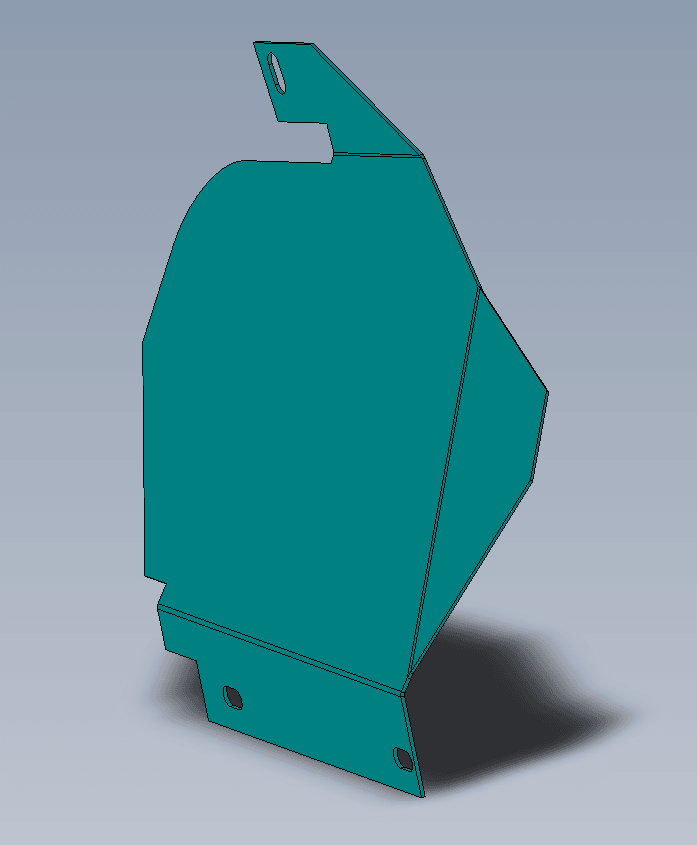 Lock Side Deflector - Vendnet