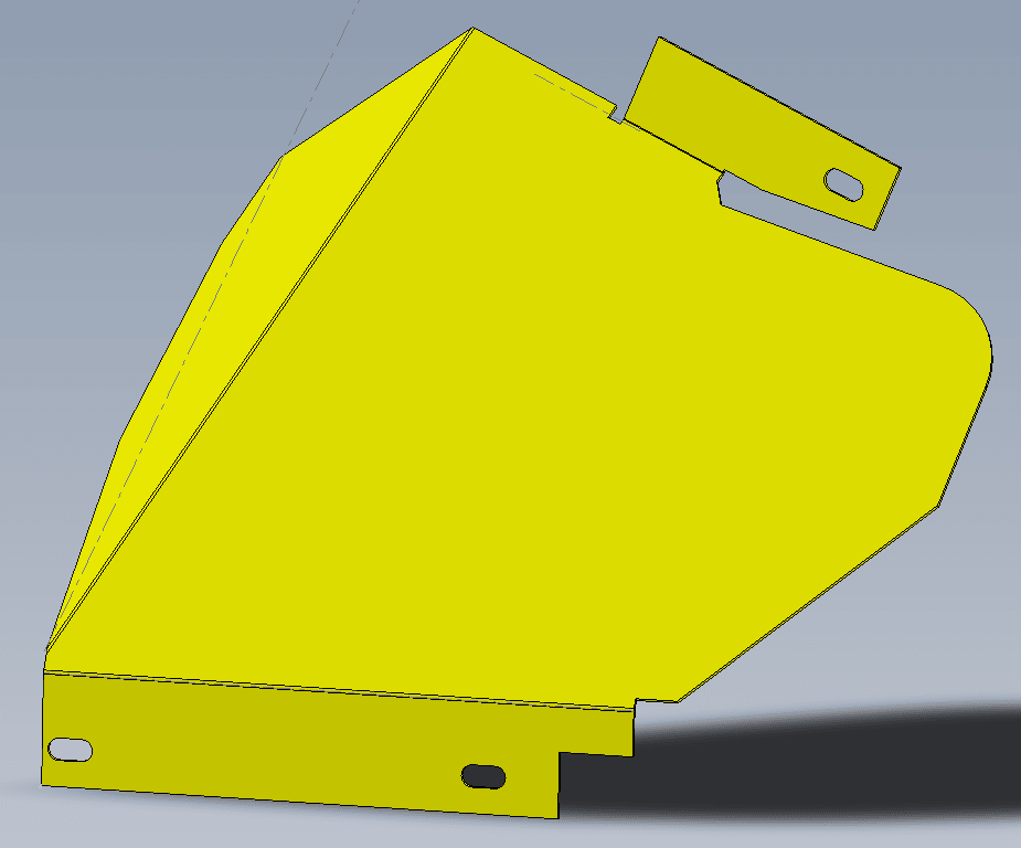 Hinge Side Deflector - Vendnet