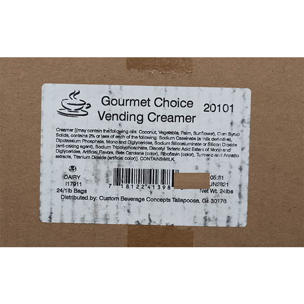 Non-Dairy Creamer Case - Vendnet