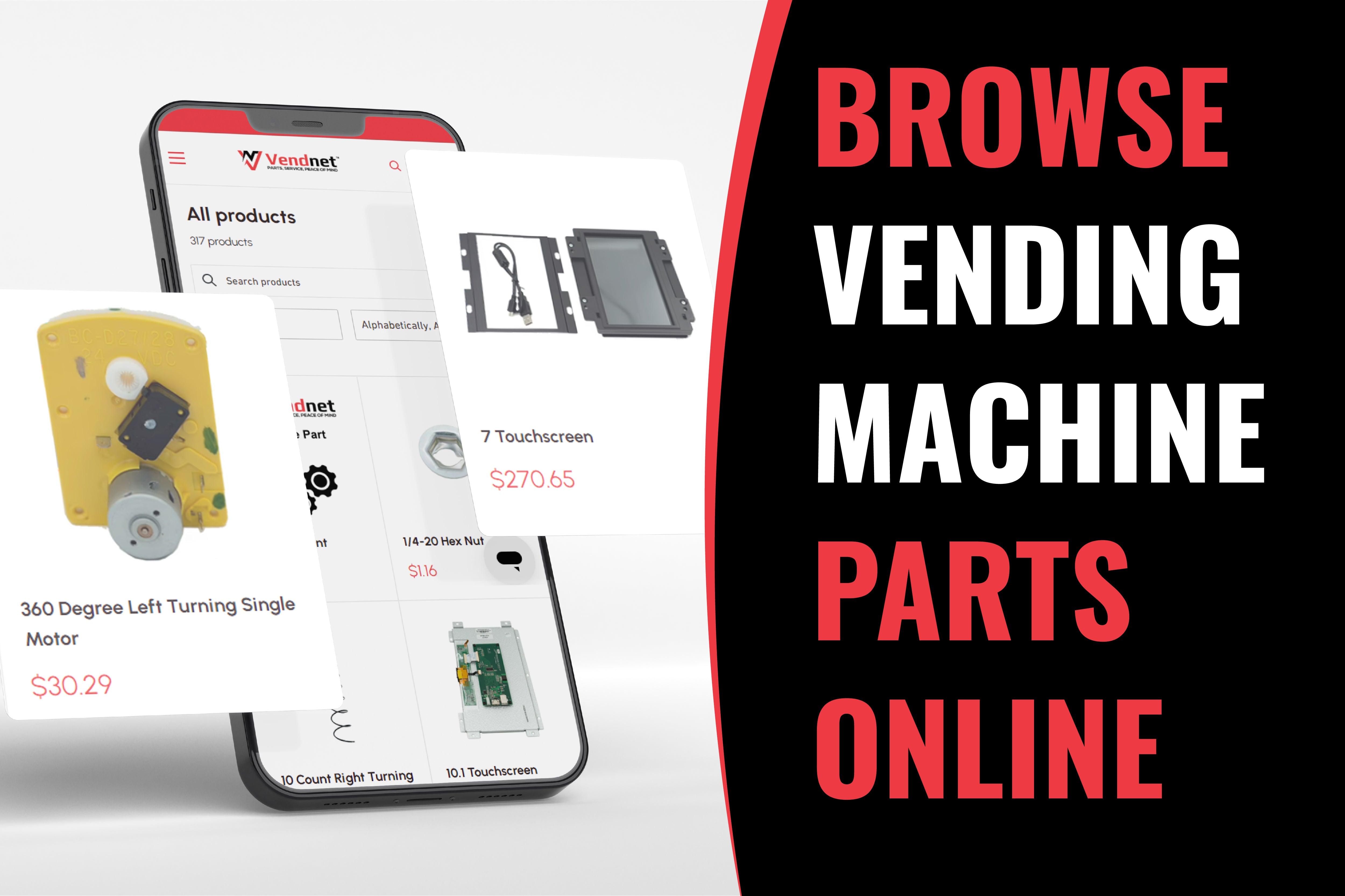 Part Replacement: Browse Vending Machine Parts Online - Vendnet