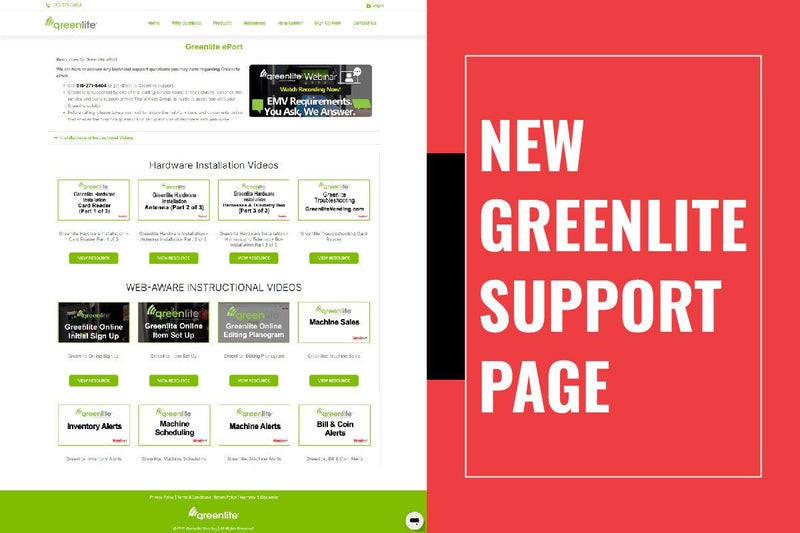 Greenlite: New Greenlite Support Page - Vendnet