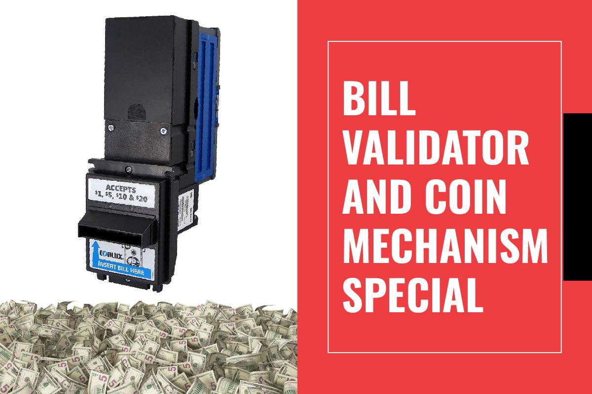Payment System: Bill Validator and Coin Mechanism Special