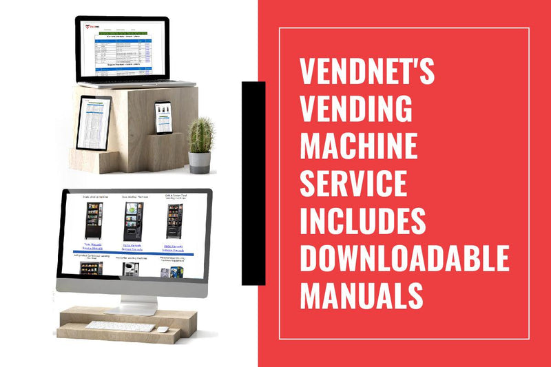 Vending Support: Vendnet's Vending Machine Service Includes Downloadable Manuals - Vendnet