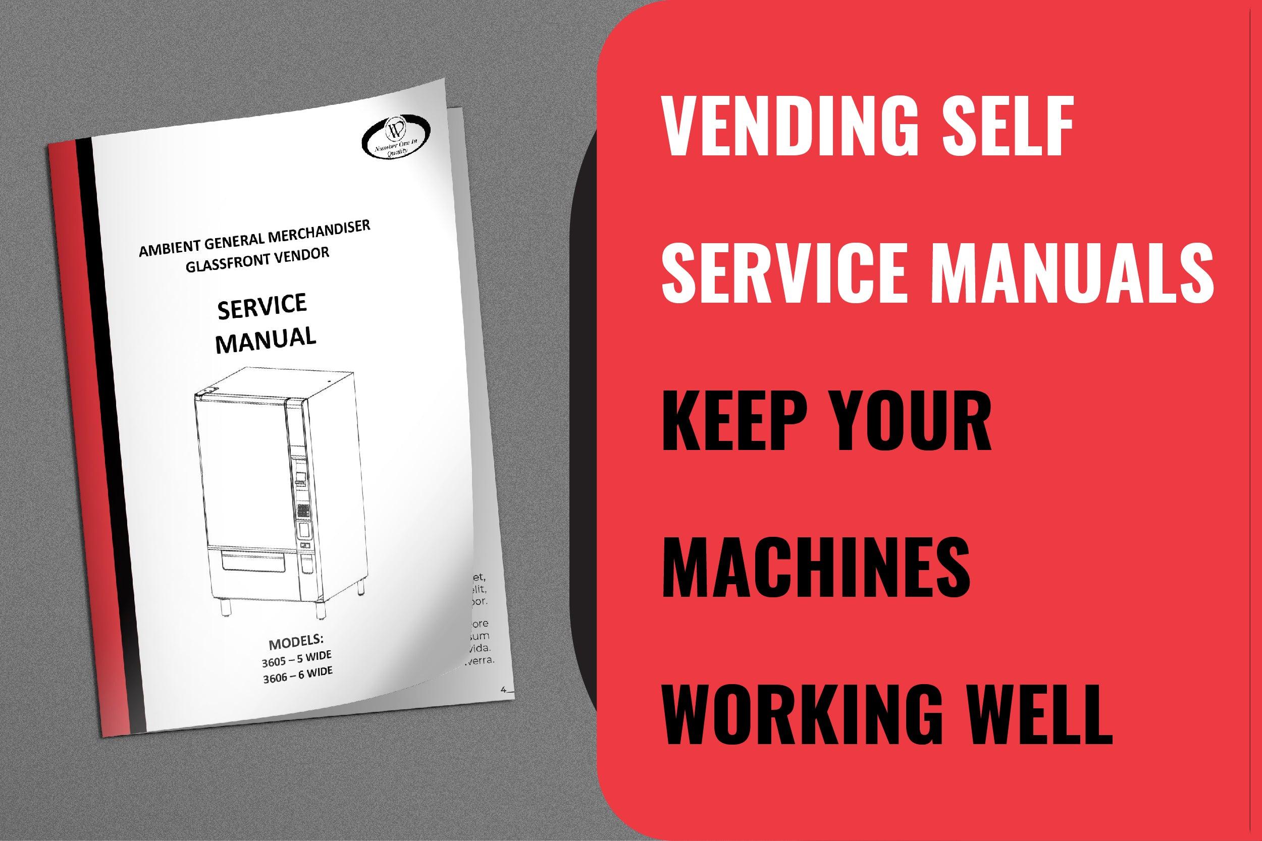 Vending Support: Vending Self Service Manuals Keep Your Machines Working Well - Vendnet